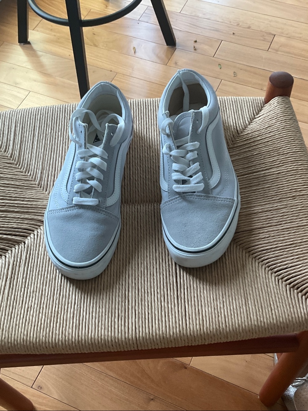 Vans light grey suede classic sneakers